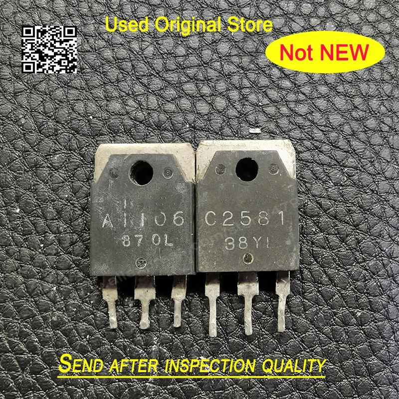 10pcs A1106 C2581 2SA1106 2SC2581 TO-247 (5pair/lot) In Stock