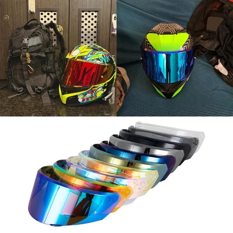 

H3CE против Glares Electorting Visors УФ -защитный мотоцикл Shield для использования K3 E2206