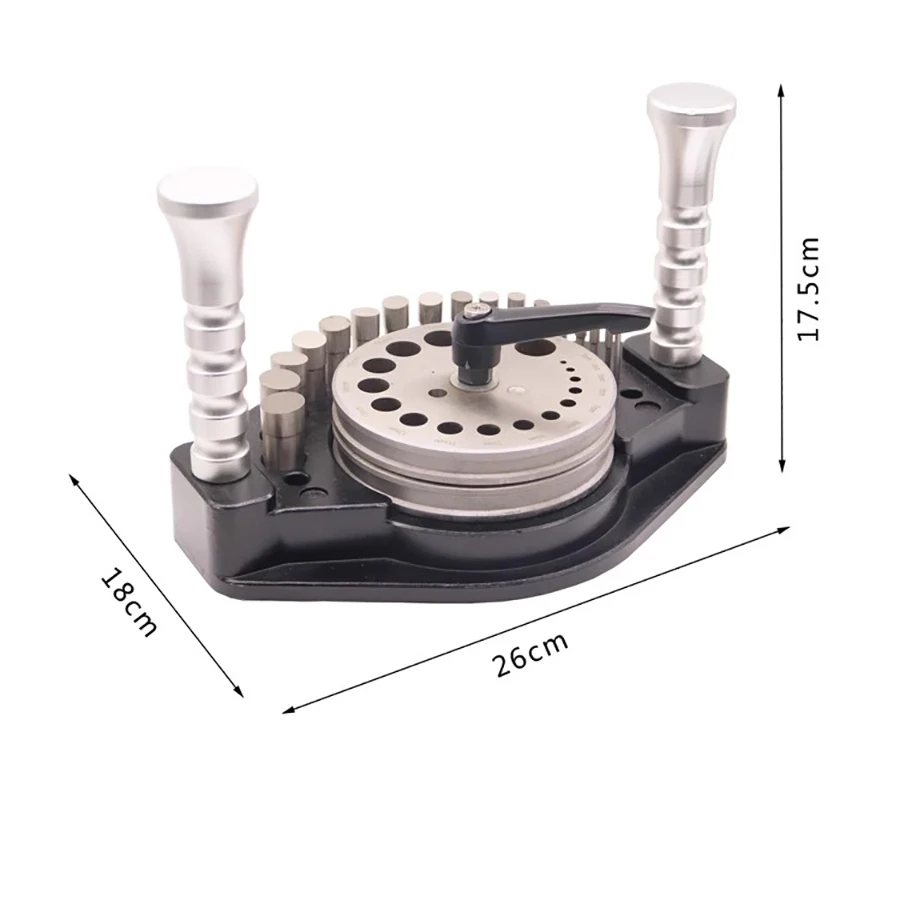 3-19mm Jewelry Tools New design 17pcs jewelry round punches disc cutter set machine metal cutting disc