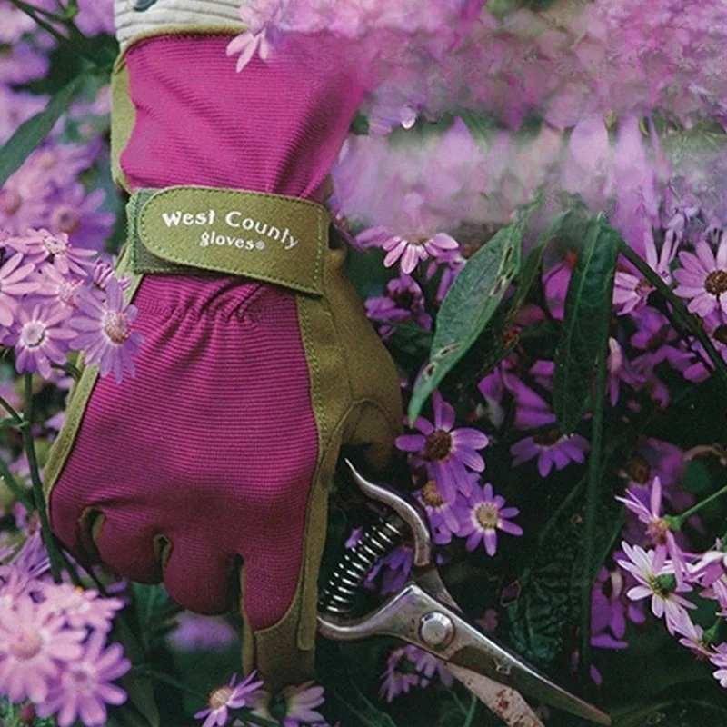 1pair Thorn Proof Gardening Gloves Waterproof Garden Planting Pruning Tool Lawn Hands Protector Florist Trimming Gardening Glove