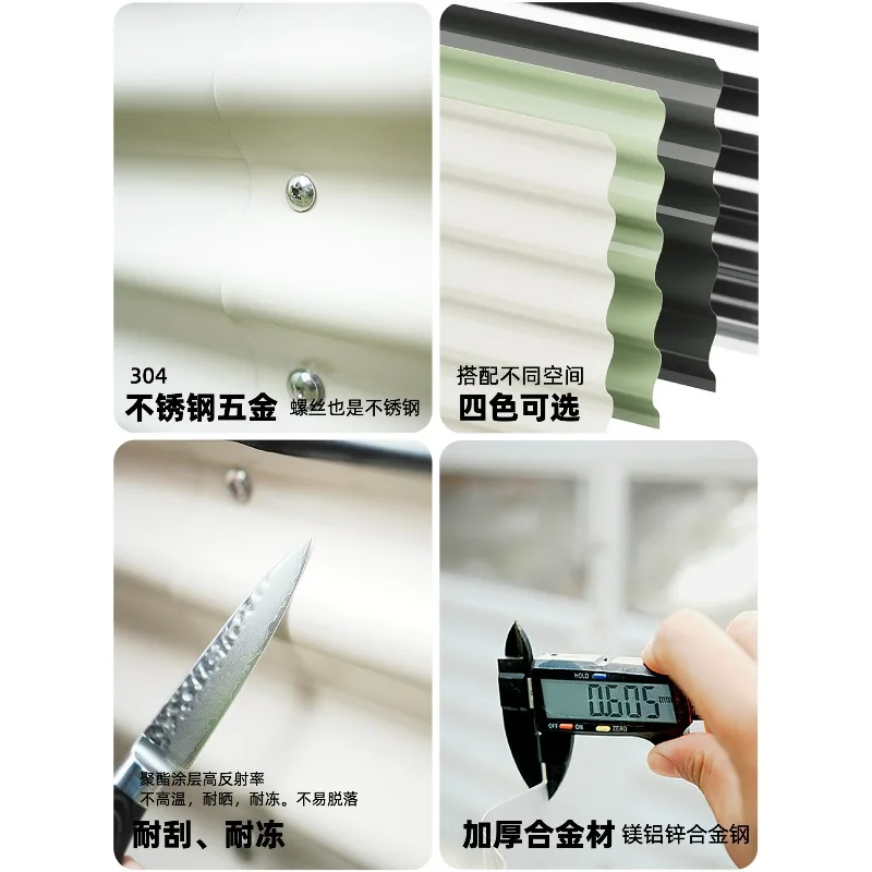 Special box for growing vegetables Aluminum alloy flower box Metal planting One-meter vegetable garden Balcony courtyard Roof