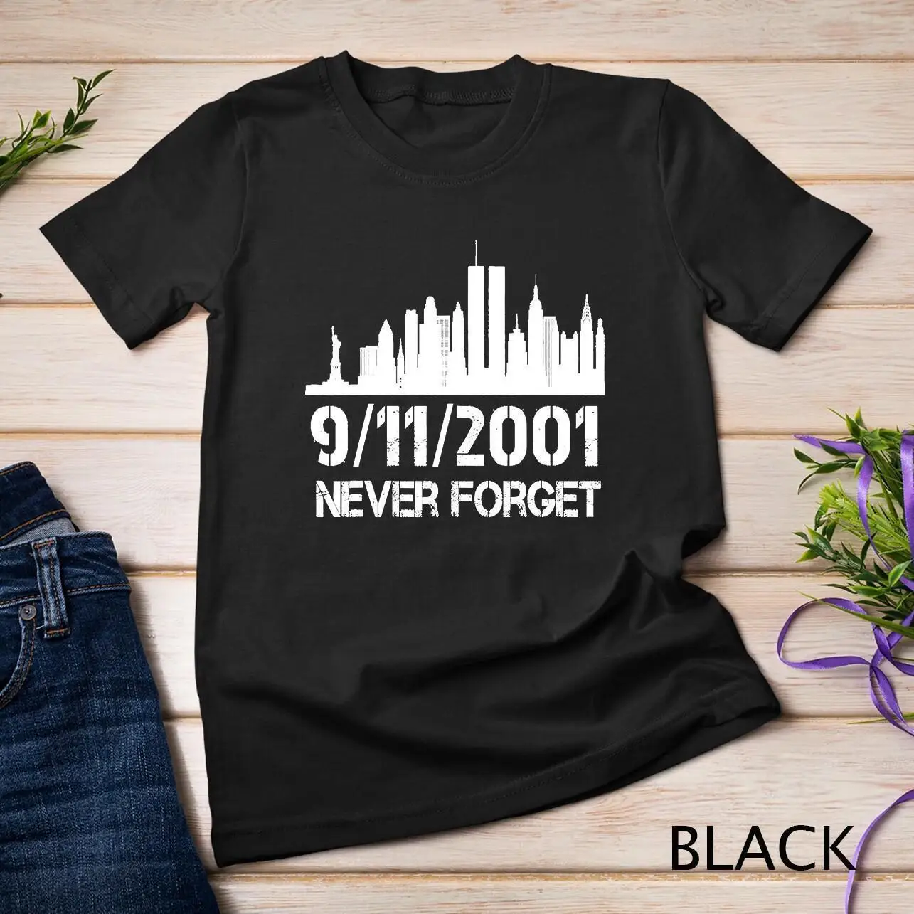 Never Forget 9-11 22nd Anniversary Patriot Memorial Day T-Shirt Unisex T-shirt