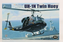 キットティホークツインhueyプラスチックモデルキット、樹脂パイロット、kh80158、1/48、UH-1N