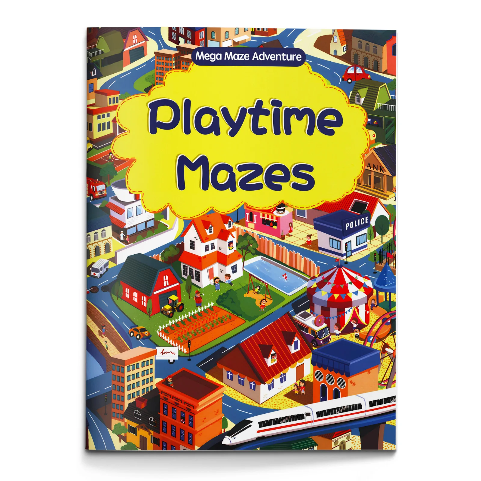 Game Maze Activity Book for Kids Fun Puzzle Workbook with Playful Routes Hidden Paths and Creative Games Inspire Curiosity