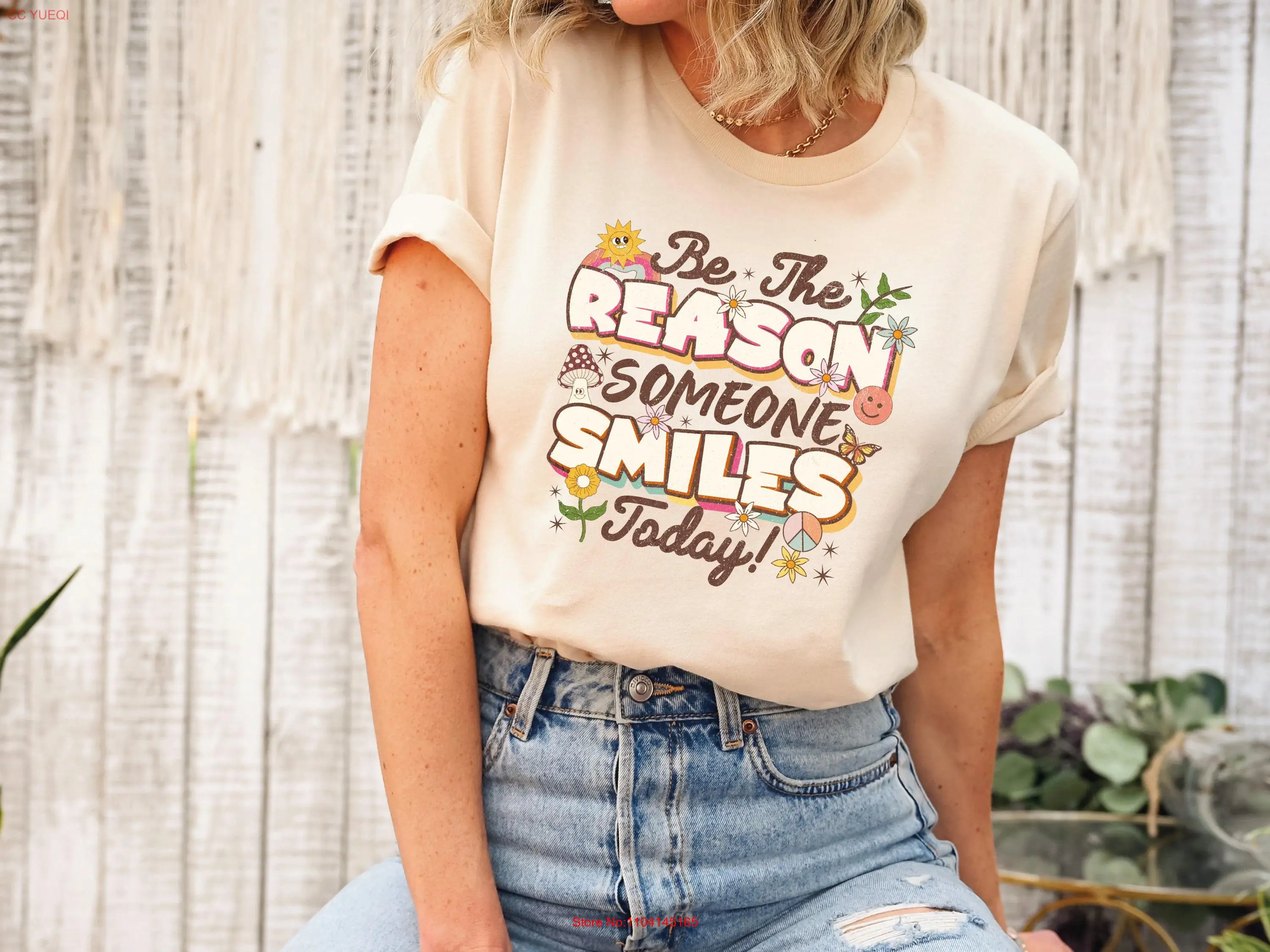 Be The Reason Someone Smiles Today T Shirt Positive Quote Inspirational Motivational SweaT Dental Hygienist