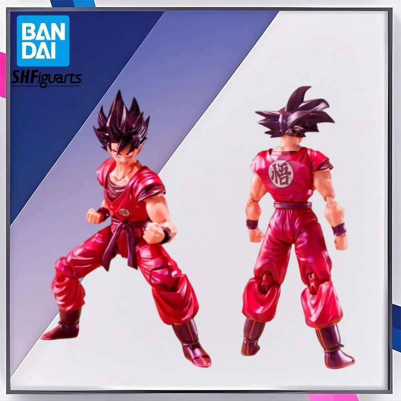 

Original Dragon Ball SHF Red Son Goku Kaioken Action Figure Anime Model Toy Gift SH Figurats
