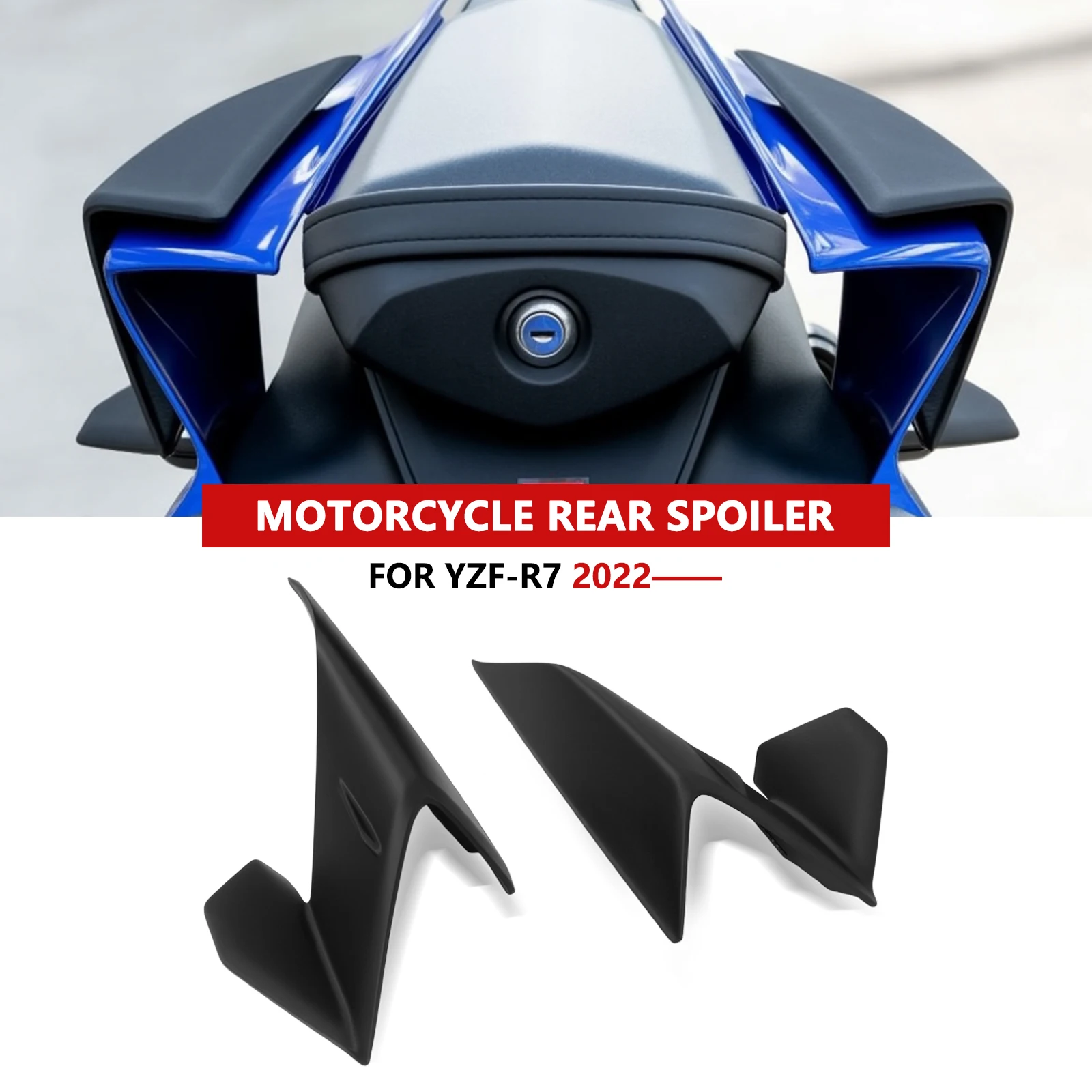 

Для YZFR7 2024 YZF-R7 2025 2024 2023 2022 аксессуары для мотоциклов, боковая панель крыла, комплект обтекателей, хвостовой дефлектор, задний обтекатель