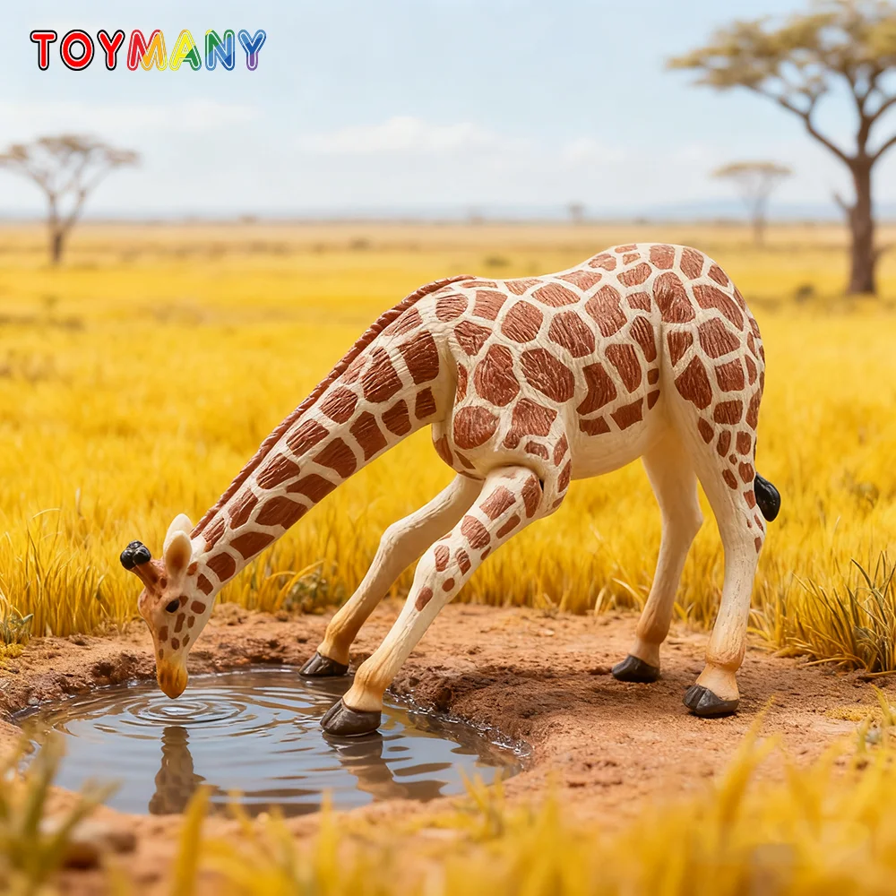 

Toymany моделирование выпаса жирафа дикая природа модель животного игрушки мини-фигурки куклы фигурки игрушки детский подарок