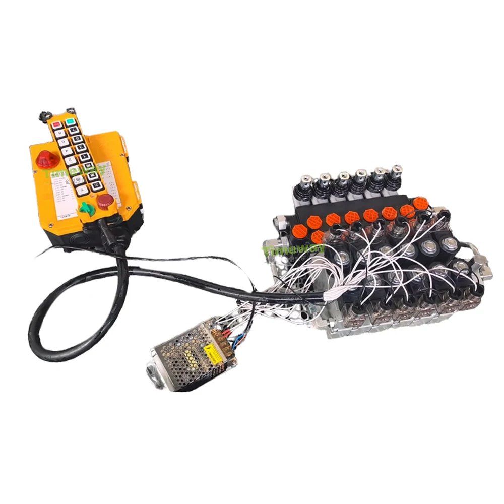 

Гидравлический клапан P40DY 12В/24В, электрогидравлический распределительный клапан P40 с дистанционным управлением, давление 300 бар, расход 40 л/мин