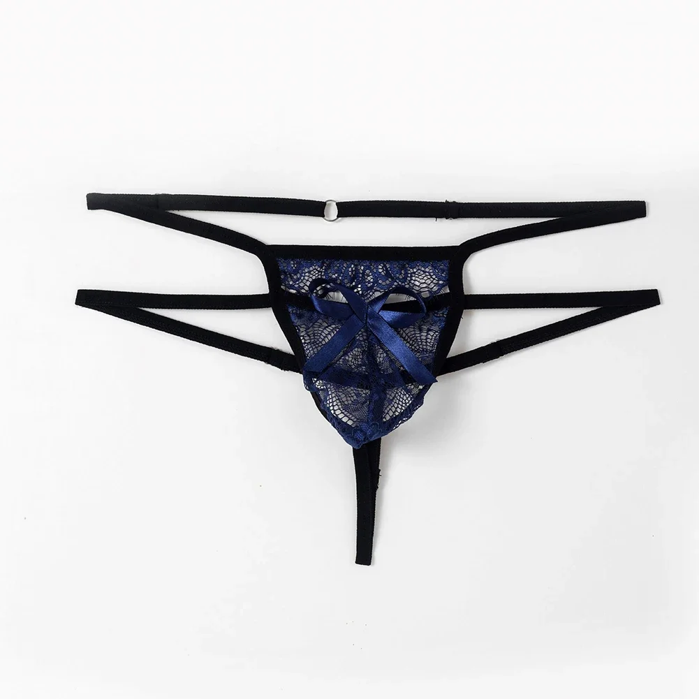 ملابس داخلية للرجال شفافة من الدانتيل على شكل حرف gstring ، ملابس داخلية قصيرة على شكل حرف T ، سراويل داخلية مفتوحة للمؤخرة ، سراويل داخلية مجوفة ، ملابس داخلية مثيرة