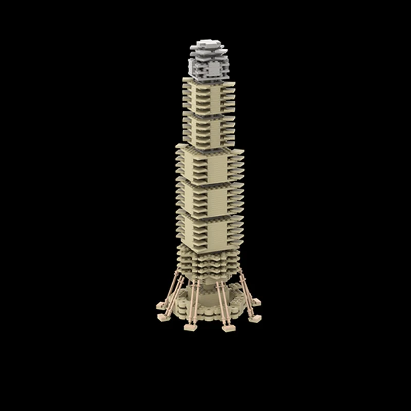 City Street View Model MOC Building Bricks Bank Of China Tower Modular Technology Gifts Holiday Assemble Children Toys Suit