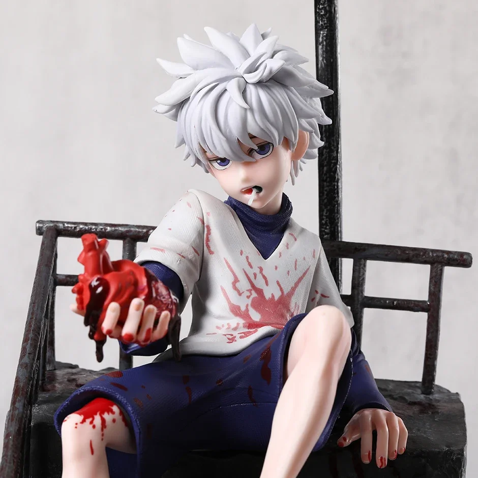 Killua Zoldyck Figurine Doll modello da collezione decorazione giocattolo 33.5cm