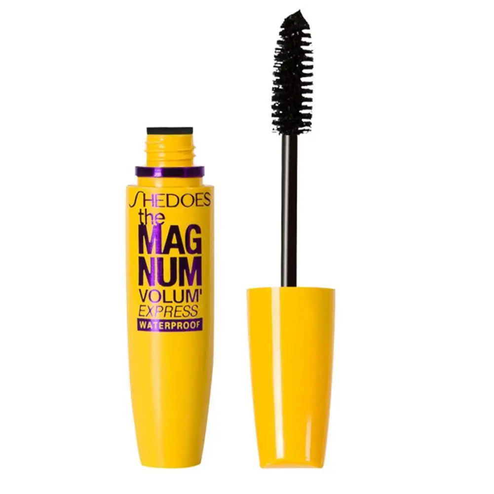 Mascara waterproof pour les cils, 1 pièce, brosse noire longue tenue, extension de cils, maquillage