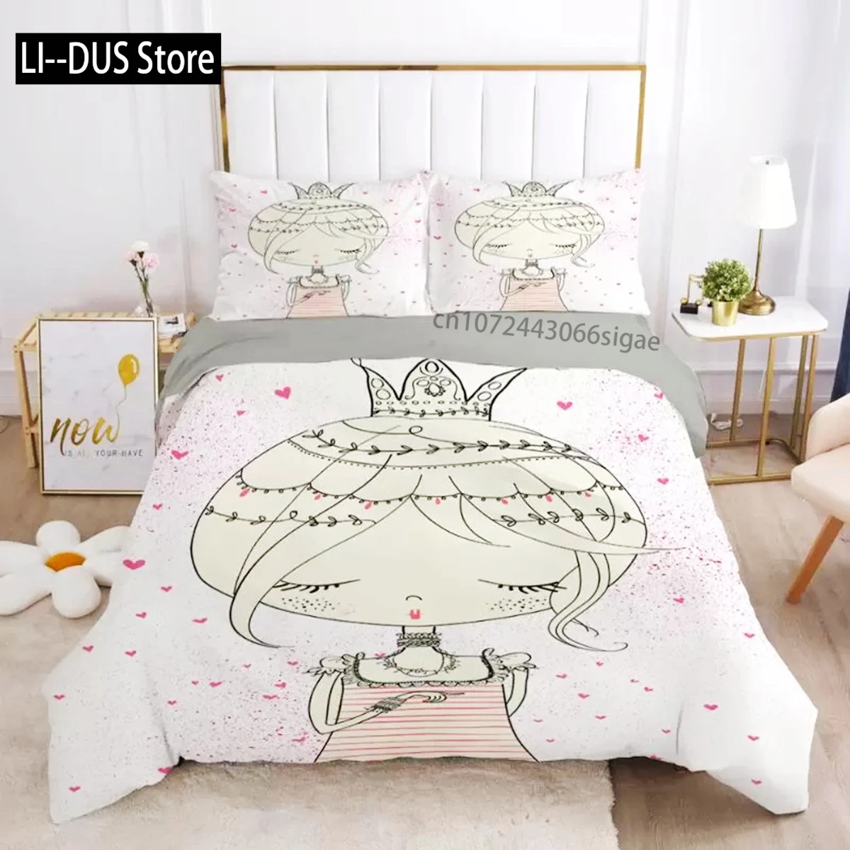 

Ballet Dancer Duvet Cover Set King Size Dancing Is My Passion Print Bedding Set Microfiber Girl Ballet Shoes Pattern Quilt Cover