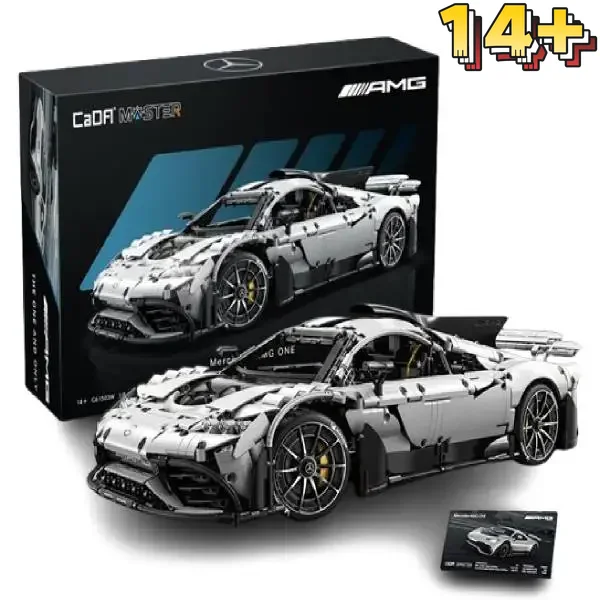 

2026 MOC-C61503 Технический спортивный гиперкар: конструктор, скоростной автомобиль, развивающая игрушка-головоломка, рождественский подарок