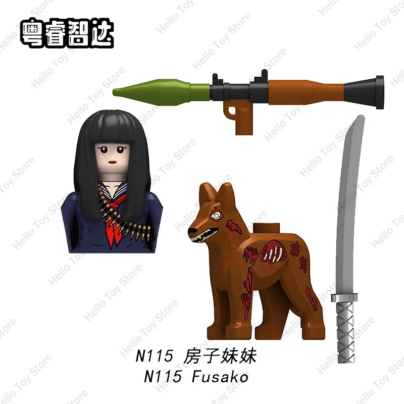 Hot City Halloween Zombie Series Walking Deads Ghost Saw Mini Action Figure Building Blocks Soldiers MOC Bricks Kids Gifts Toys