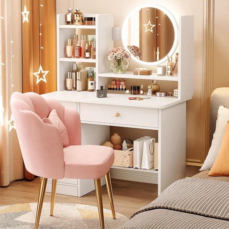 

Makeup Bedroom Vanity Table Coffee Modern Women Luxury Dressing Table Service Garden Girl Cosmetics Penteadeira Home Furniture