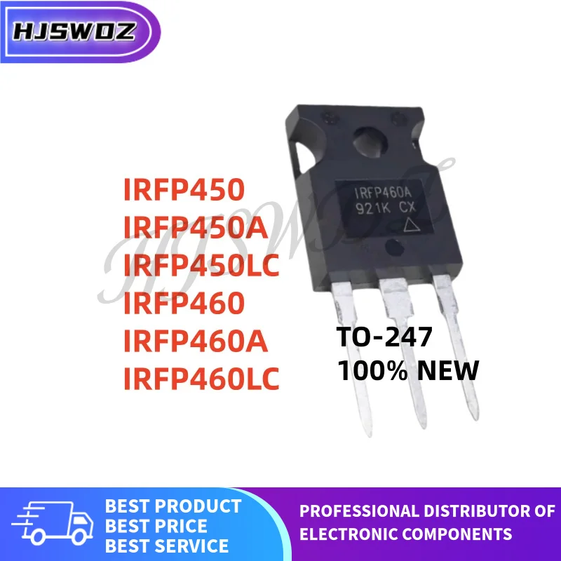 5PCS IRFP450 IRFP450A IRFP460 IRFP460A IRFP450LC IRFP460LC TO-247 MOS Transistor Best quality