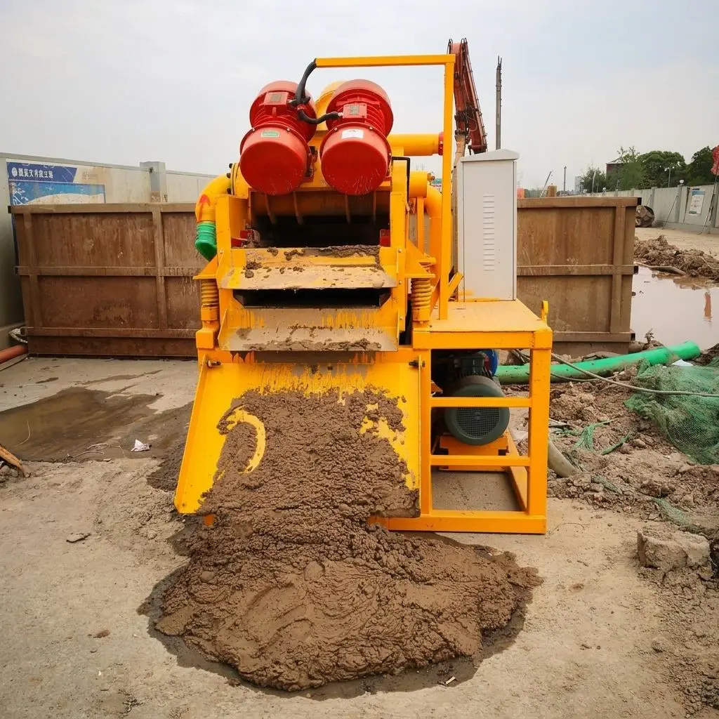 Skid Mounted Mud Recycling System Hydrocyclone Desander Desilter Slurry Separator for Tunnel Pipe Jacking Project