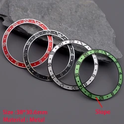 Metal Watch Bezel Insert Fit 40mm Watch Case SKX007 SKX007 SRPD SUB GMT Turtle Tuna Canned Men's Diving Watch Accessories