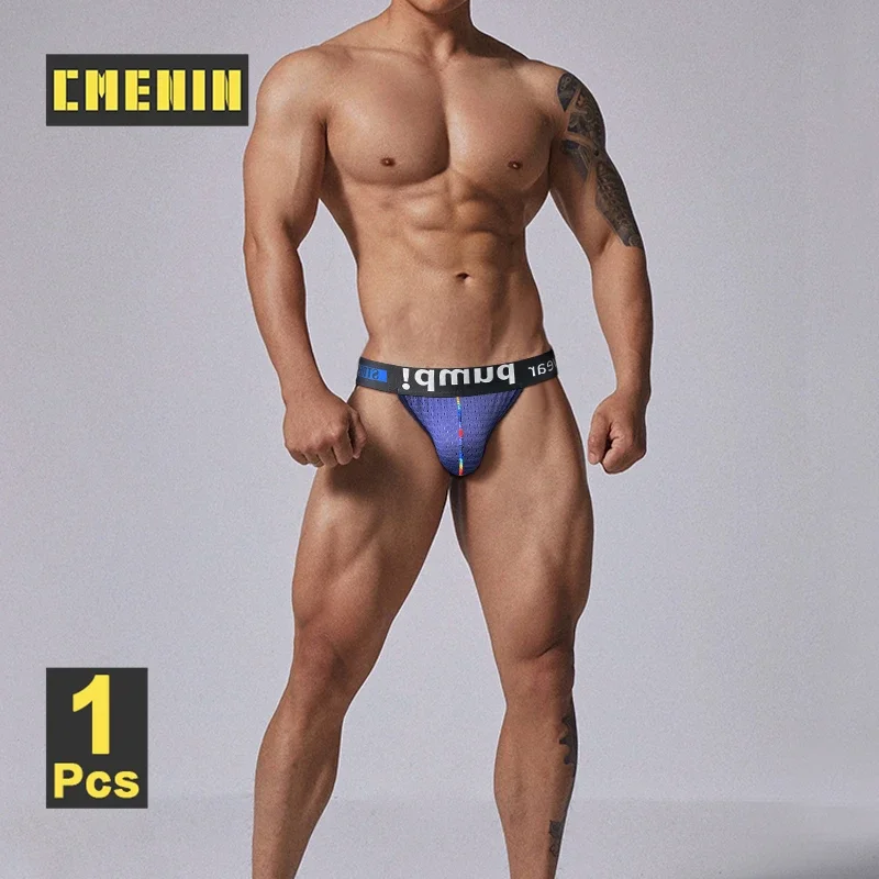 CMENIN Gay Jockstrap Men Thong Sexy Panties Mens Underwear Bikini Mens Thongs and G Strings Cuecas Sexys Sissy Homem Lingerie