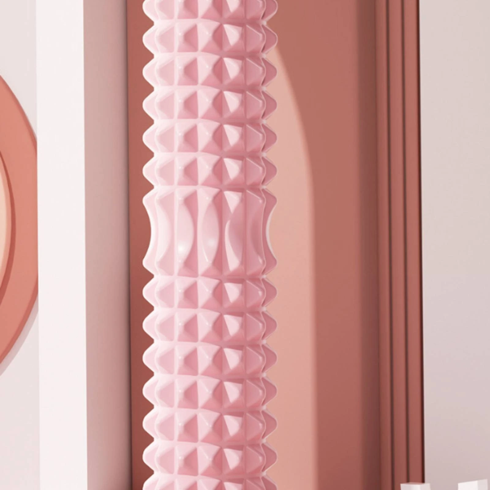Suction Disc Foam Massager Hands-Complimentary Use Wall Mounted Spine Massager Foam Material Fitness Column Muscle Soreness