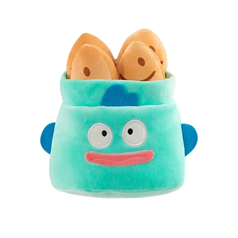 Sanrio juguetes de peluche Hangyodon Kawaii peluches de peluche muñeca lápiz bolsa monedero adornos de habitación regalos de vacaciones para niños y niñas