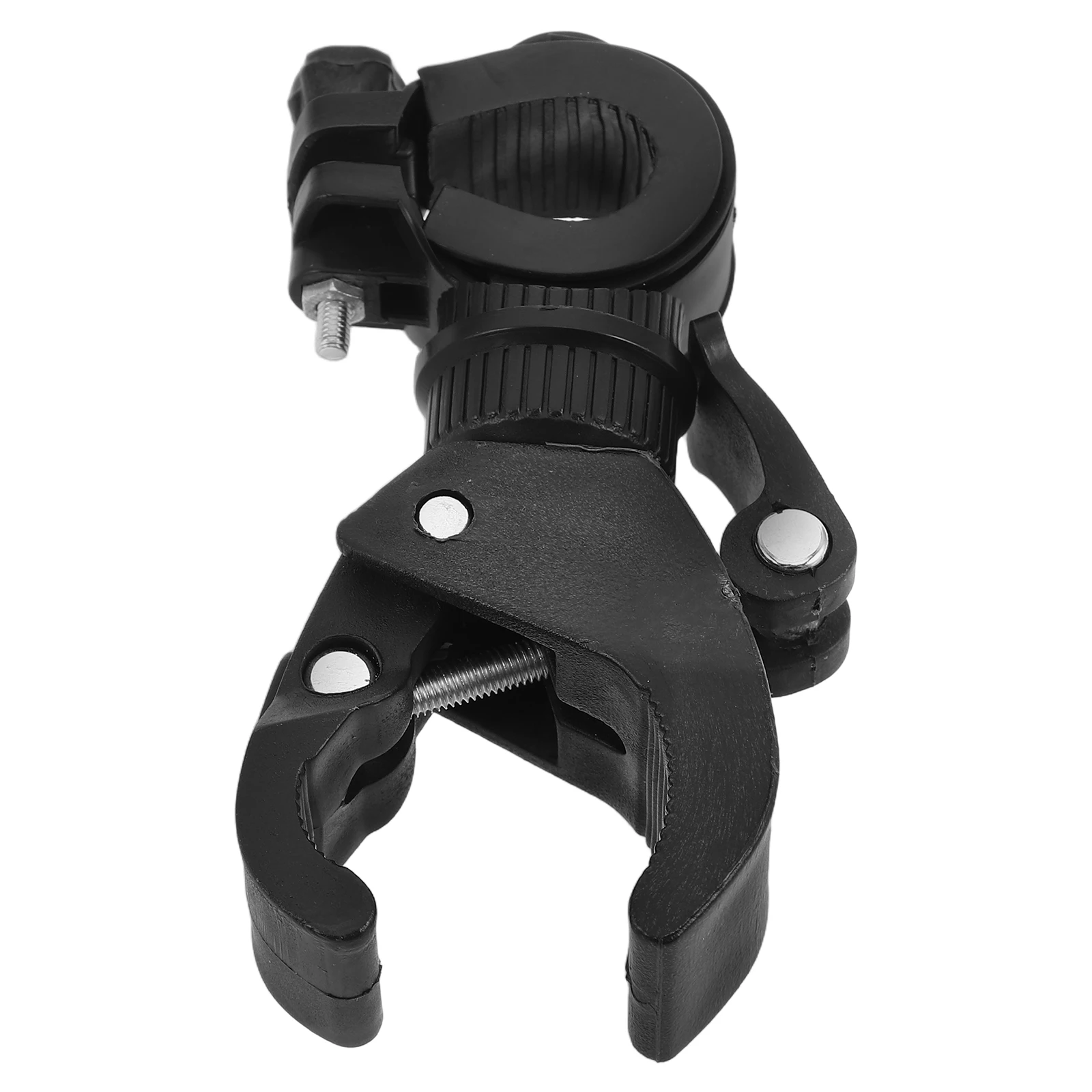 

1pc Bicycle Clip Cycling Handlebar Holder Handlebar Clamp Bracket Rotating Bike Light Holder for Night Riding Camping