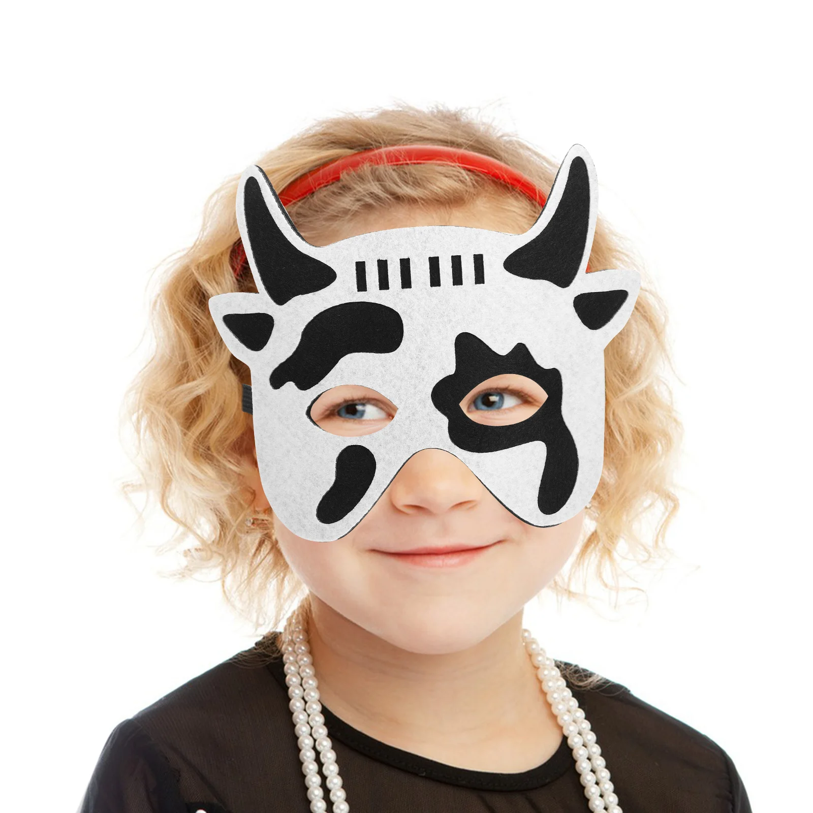 

4Pcs Cartoon Animal Masks Kids Felt Material Party Birthday Dress Up Masks Animal Theme Props Cartoon Mask Kids Mask