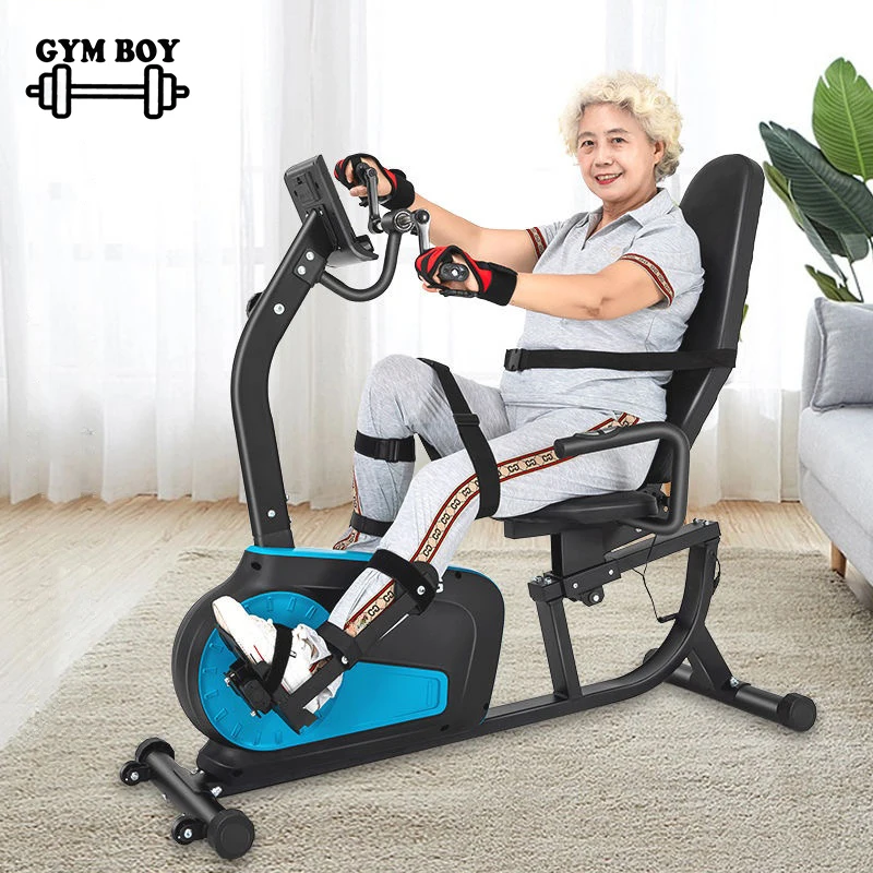 Elderly Rehabilitation Training Equipment, Household Horizontal Fitness Exercise Bicycle, Foot and Leg Rehabilitation Machine