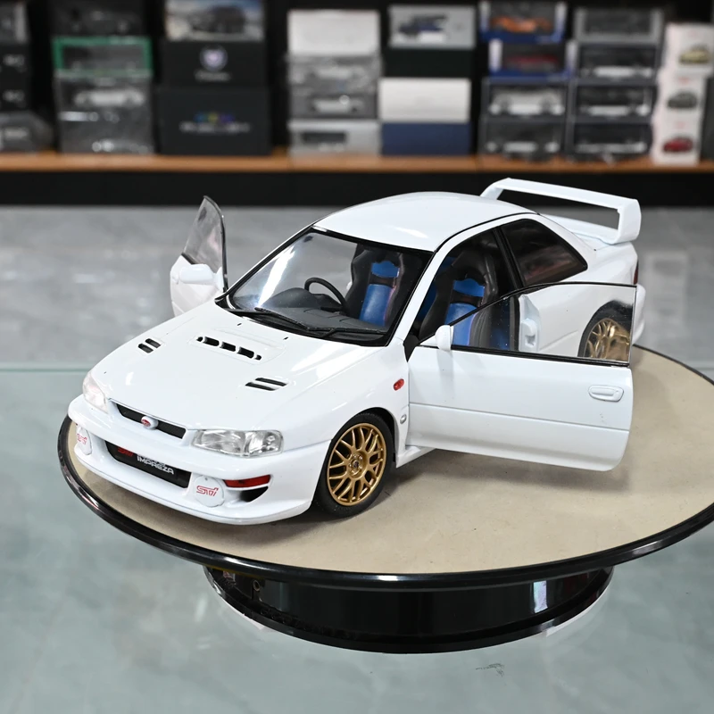 

Solido 1:18 Impreza 22B Sti 1998 JDM Simulation Limited Edition Alloy Metal Static Car Model Toy Gift