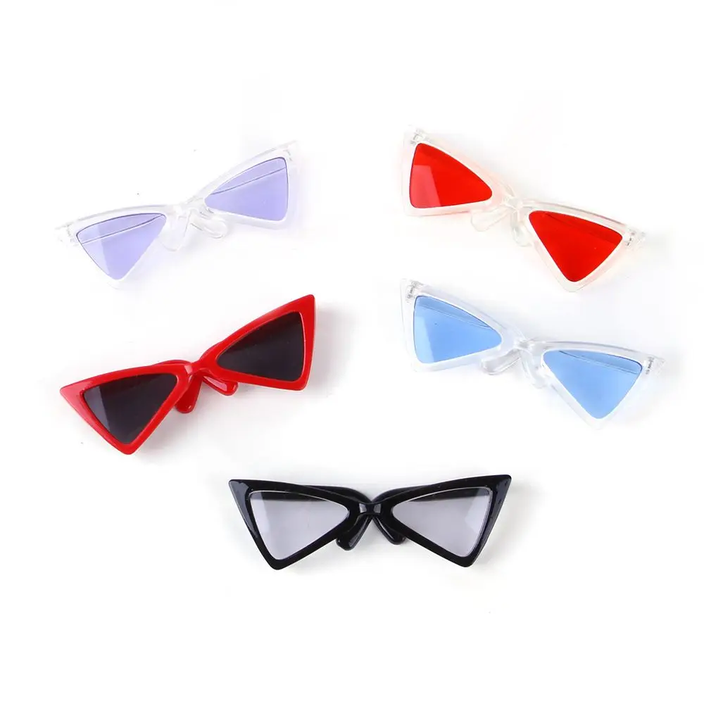 Triangle Frames Mirror Optionally Cools Multicolor Dog Sunglasses Photograph Props Pet Eyeglasses Cat Glasses