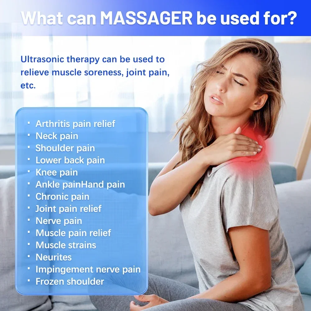 EMS Neck Massager Electric Neck Stretcher Cervical Muscle Pain Relief Shoulder Relaxation Massage Patch Mini Neck Massager Patch