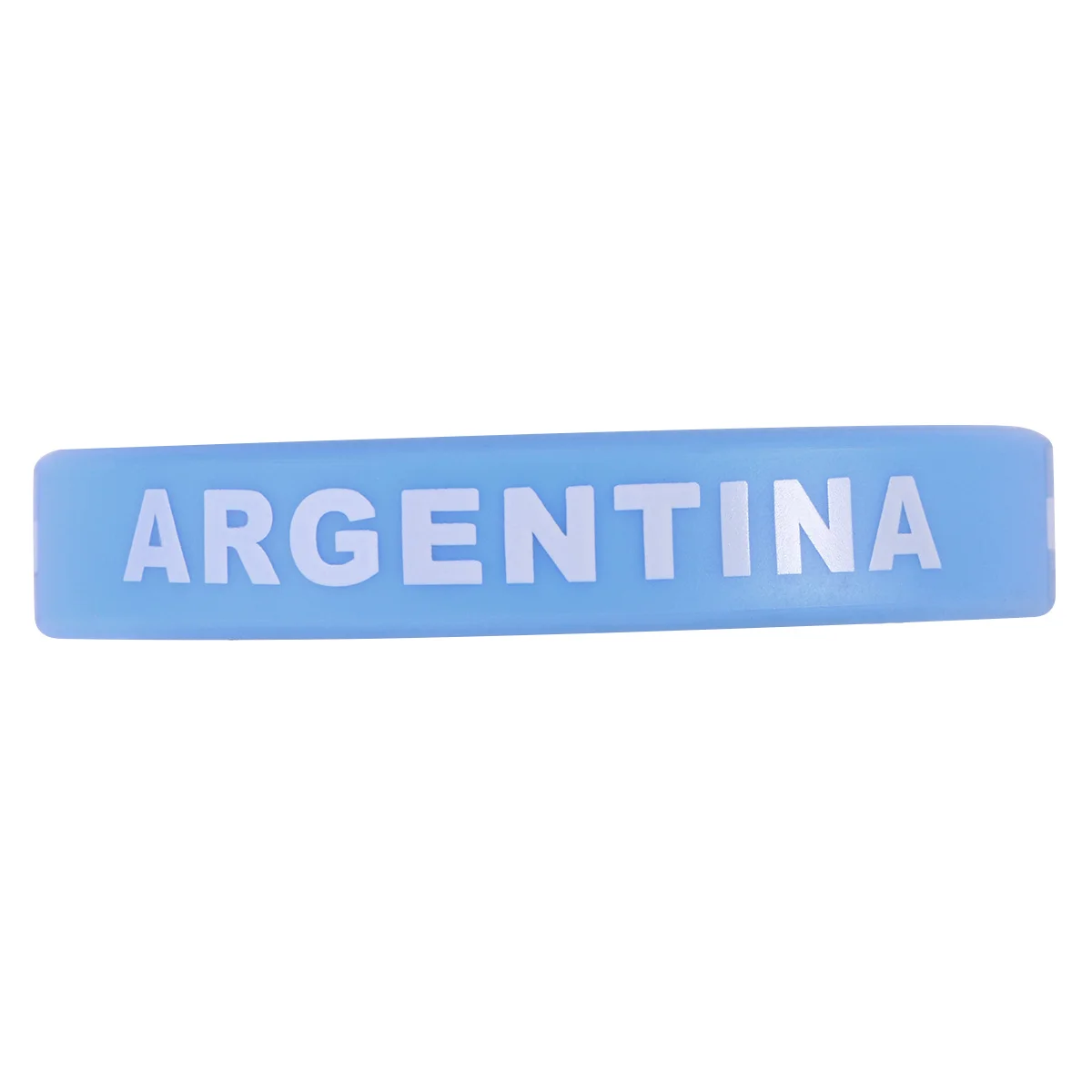 

6Pcs Country Silicone Wristband Comfortable Sports Bracelet Football Game Argentina Flag Wristband