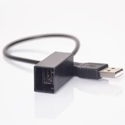 Aux Usb Cable Adapter For Honda For Civic For Jazz Cr-V For Accord  09-13 Odyssey Mp3 CD Changer