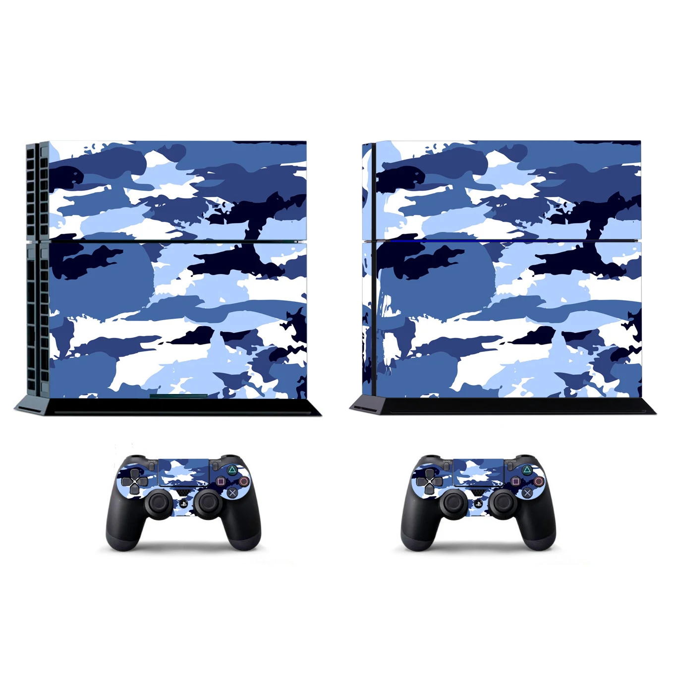 جلد الفينيل لسوني PS4 ، التمويه ، بلاي ستيشن 4 ، جلود وحدة التحكم ، 2 ، ملصق