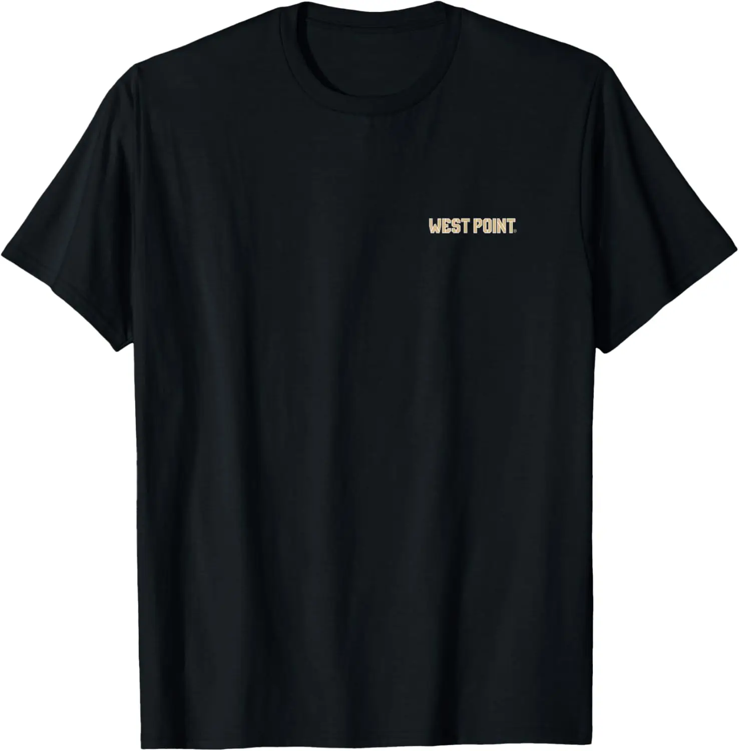 Army Black Knights West Point Front/Back Team Color T-Shirt 100% Cotton Trendy Y2K Short-Sleeve Tee-Soft, Quick-Drying,