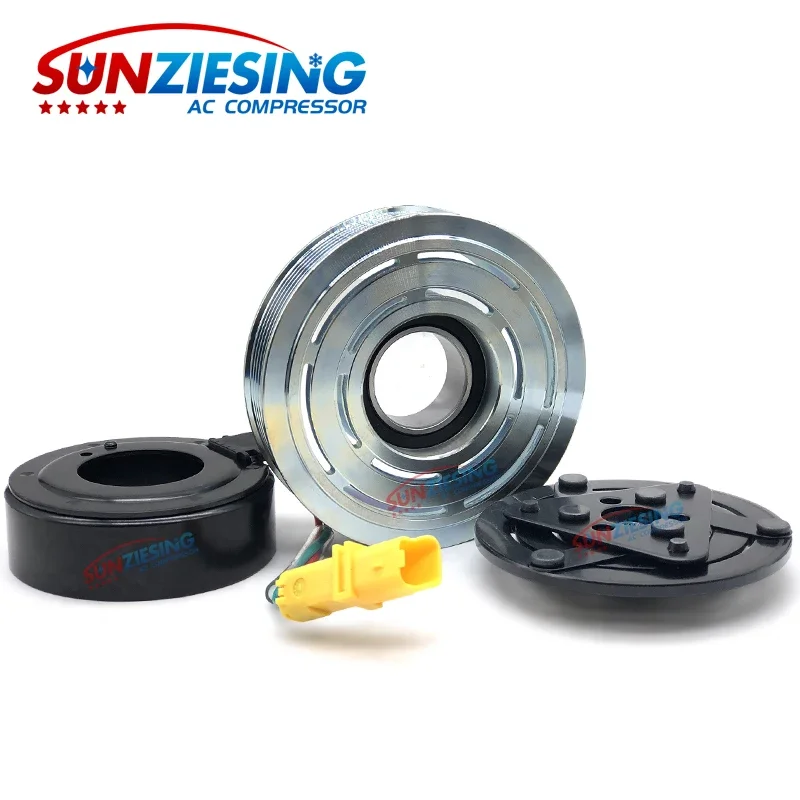 suitable for Peugeot 307 C-Triomphe Automobile Air-Conditioning Compressor Electromagnetic Clutch Assembly Pulley Coil Sucker