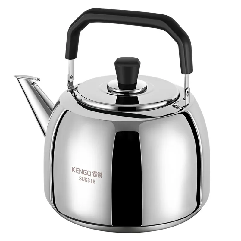 

316 Stainless Steel Kettle for Gas and Electric Stovetops Automatic Whistling Kettle with Large Capacity for Home and Office Use