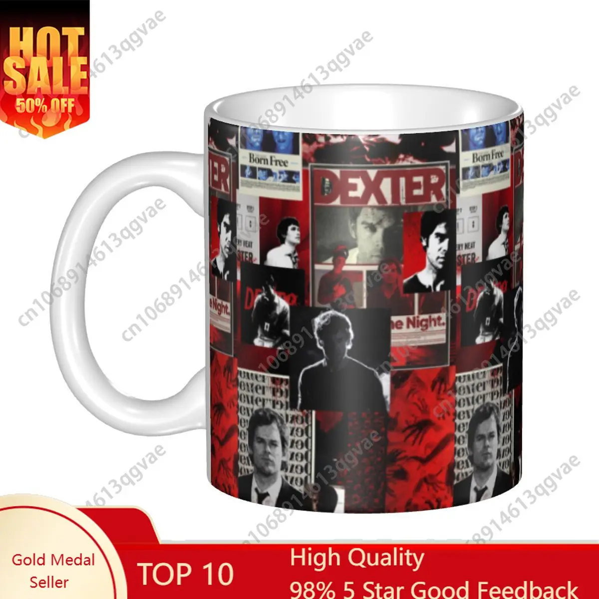 

Customized Dexter Morgan Mug DIY Movie Ceramic Tea Milk Coffee Cups