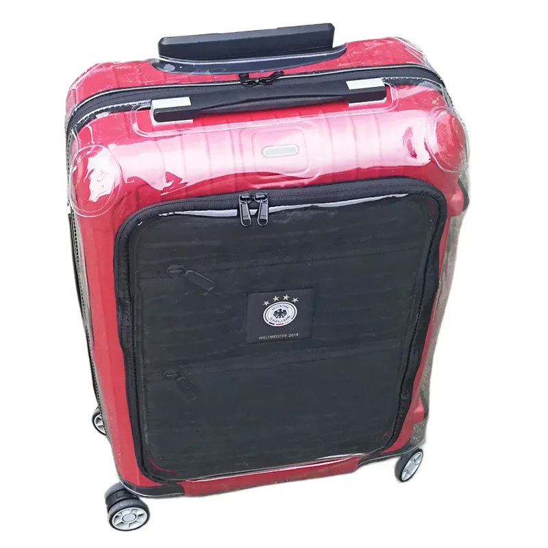 

PVC Luggage Cover For Rimowa Essential Sleeve Suitcase Protector Case with Zipper Travel Accessories 0.6mm Dustproof Covers