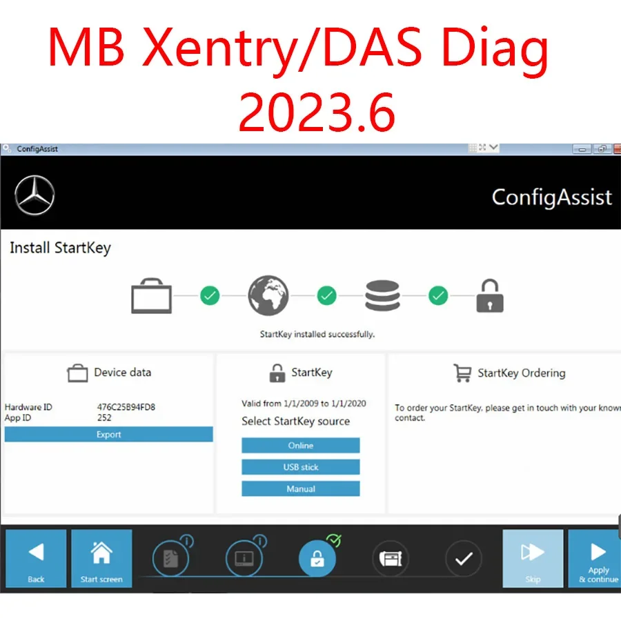 2023.6 MB Star Xentry DAS Diagnostic Tool Doip for C4 C5 C6 Scanner for Benz view 2