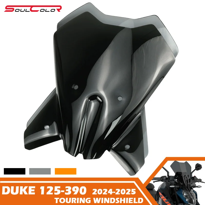 

Козырек на лобовое стекло для мотоцикла Touring, черный, подходит для 125 390 DUKE 2024 2025 duke125 duke390 24 25