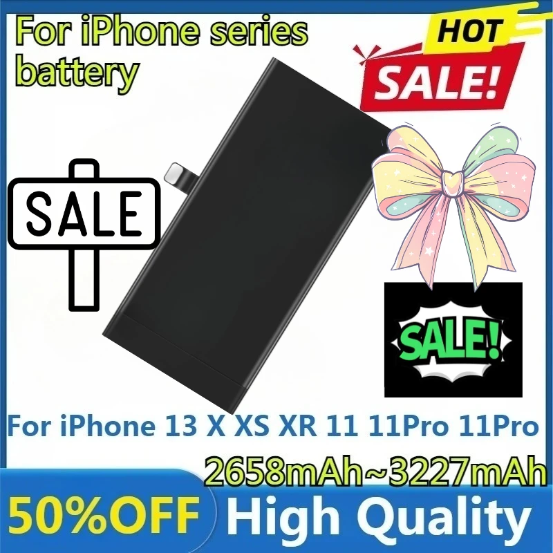 

Для IPhone 13 X XS XR 11 11Pro 11Pro Max 12 Mini 12Pro 13 Mini 13 Pro Новый высококачественный сменный аккумулятор