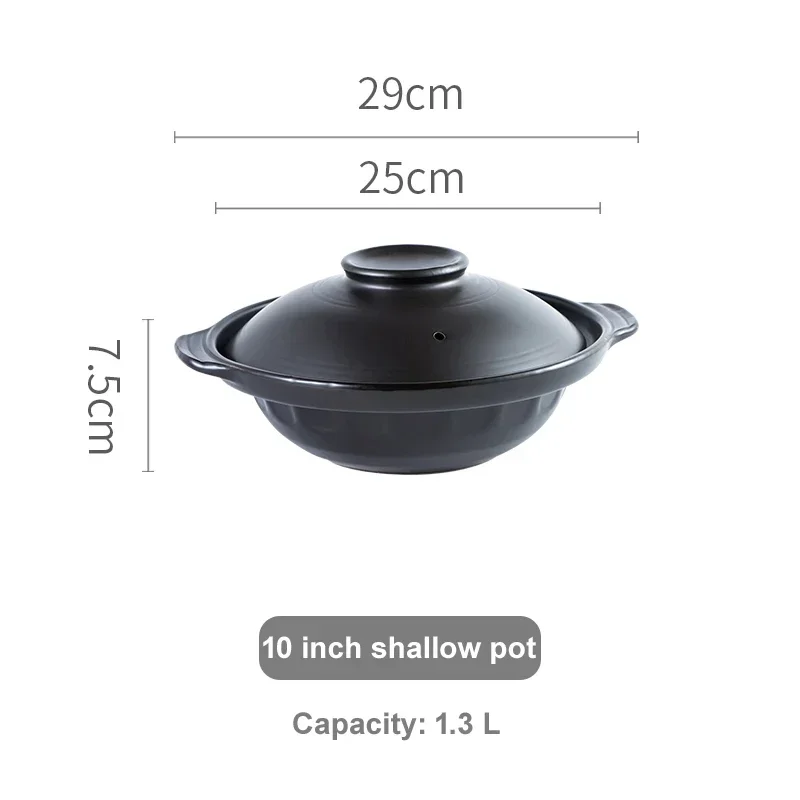 Koreaanse Pot Braadpan Aardewerk Soeppan Gestoomde Rijst Gestoofde Kip Rijst en Hittebestendige Claypot Rijst Gas Claypot