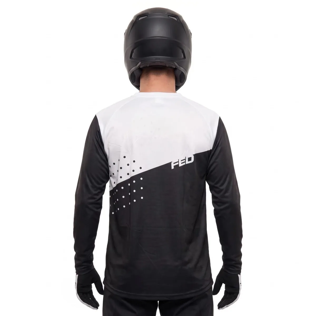 Hot Selling Unisex Moto Motocross Jersey Reflective Quick Dry Breathable Long Sleeve Loose Fit Enduro Dirt Bike Racing Shirt