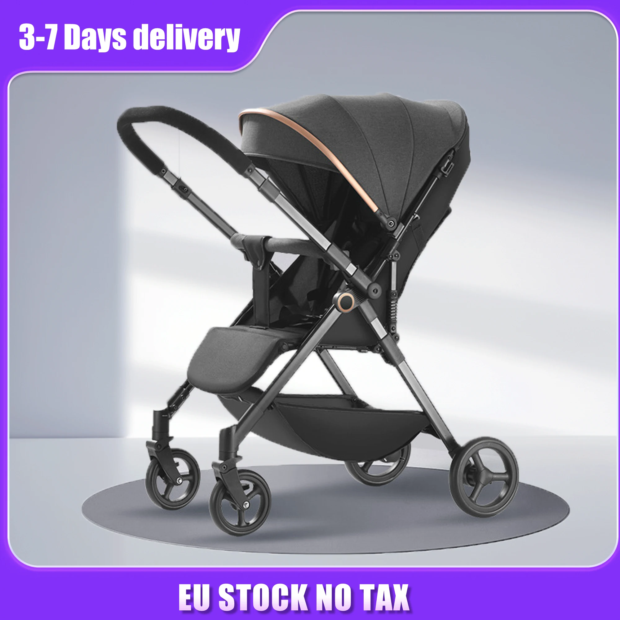 Baby Carriage lightweight Foldable baby stroller high landscape four wheel shock absorber baby stroller,portable baby cart