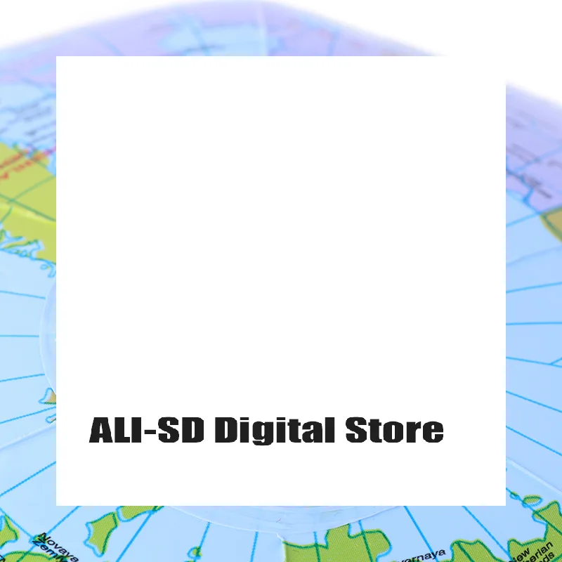 30cm inflatable world globe teach education geography toy kid beach ball