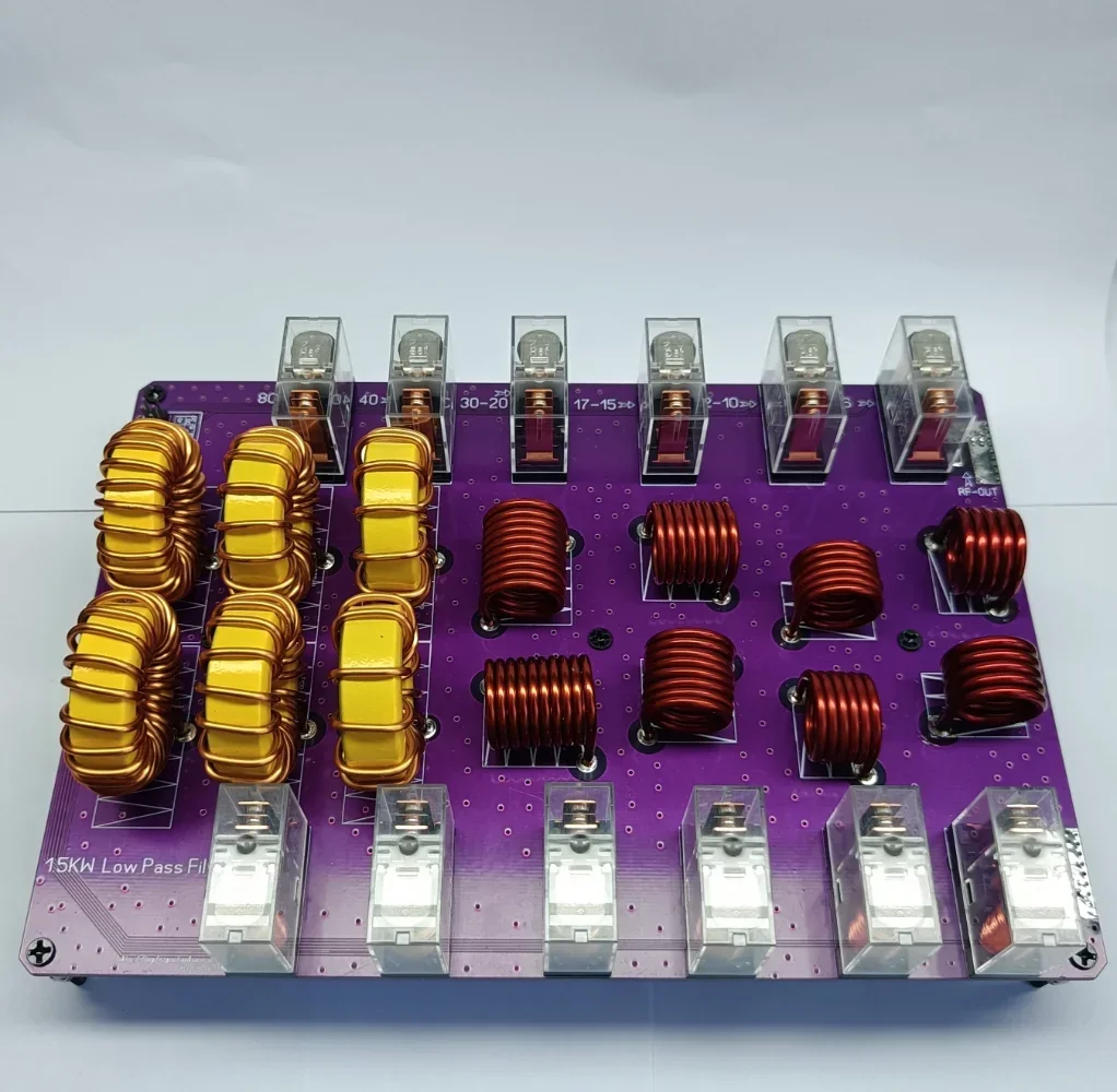 1500W 50Ω 1.8-54MHZ Support SSB CW FM LPF Low Pass Filter LPF for HF Shortwave Power Amplifiers Radios