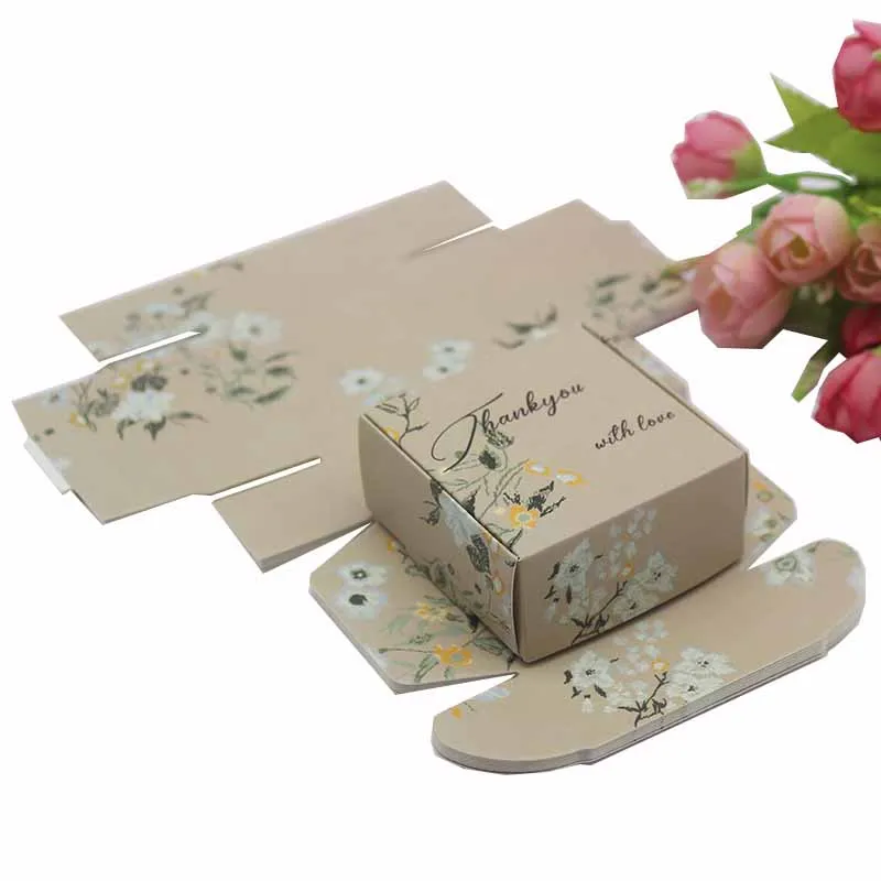 10pc NEW DIY Butterfly  Stars/Flowers Gift Box 5.5*5.5*2.5cmhandmade gifts wrapping box
